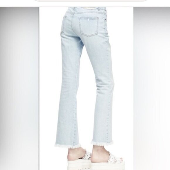 Stella McCartney Floral-Embroidered Flare Jeans - Picture 3 of 14